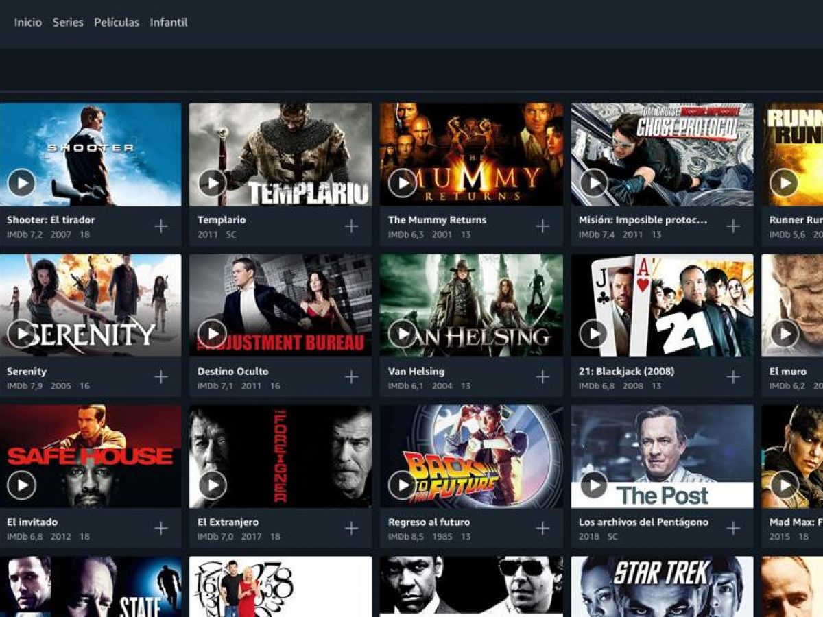 peliculas y series en amazon prime