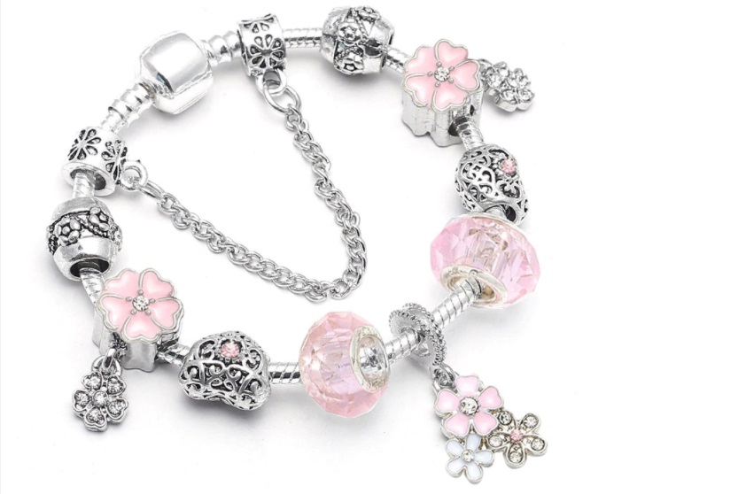 pulsera flores