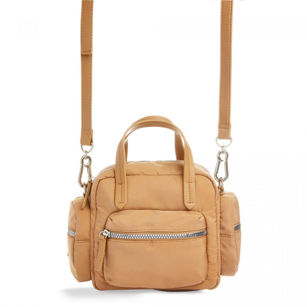 bolso camel primark