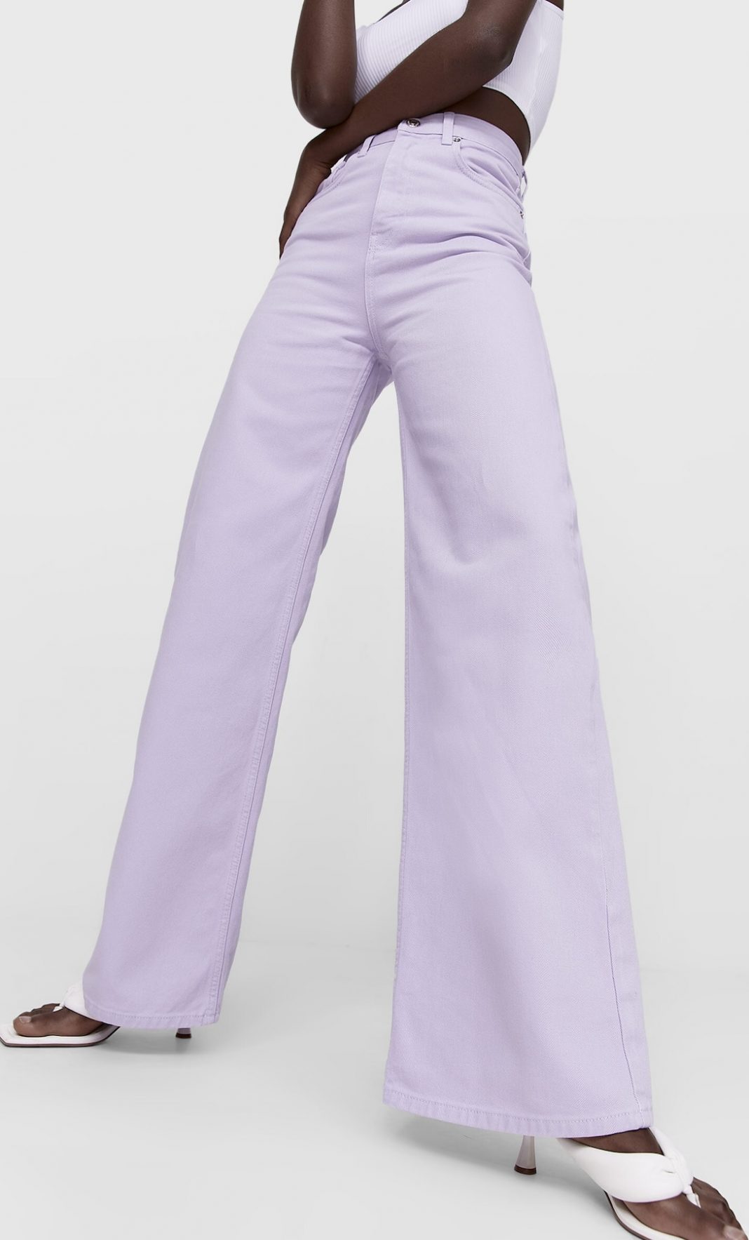 pantalon malva stradivarius