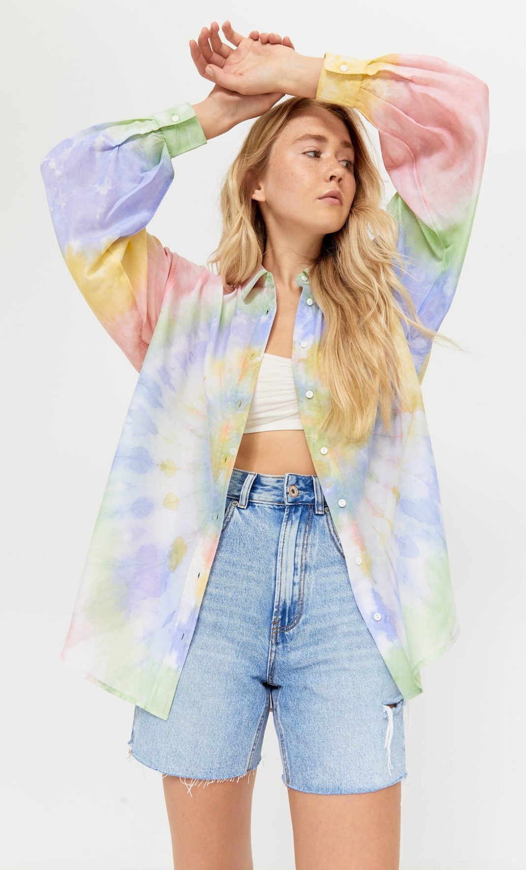 camisa tie dye