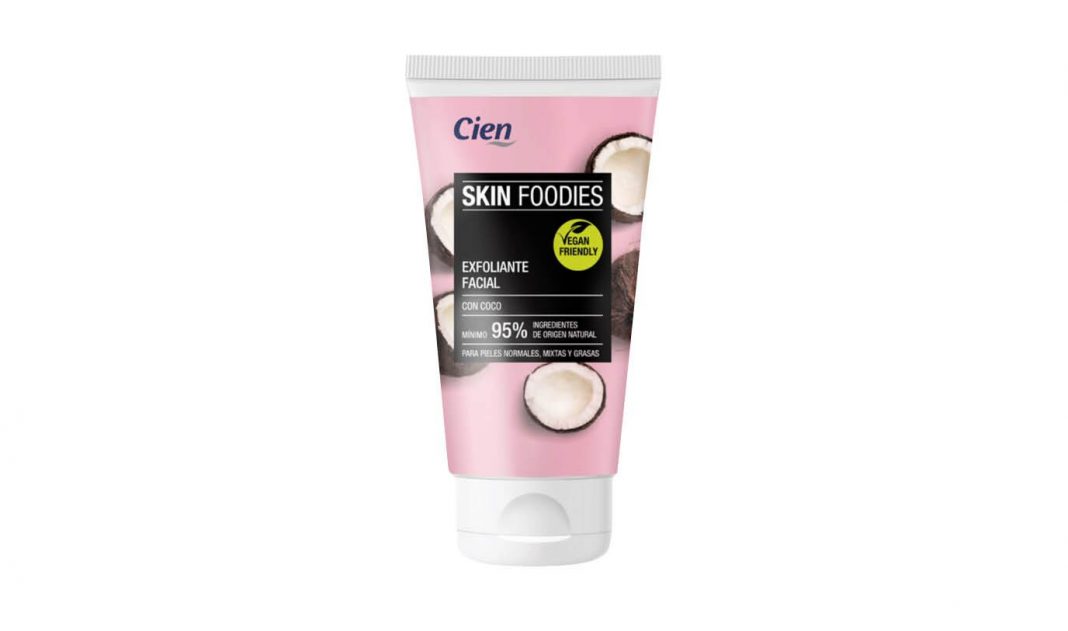 exfoliante coco cien skin foodies