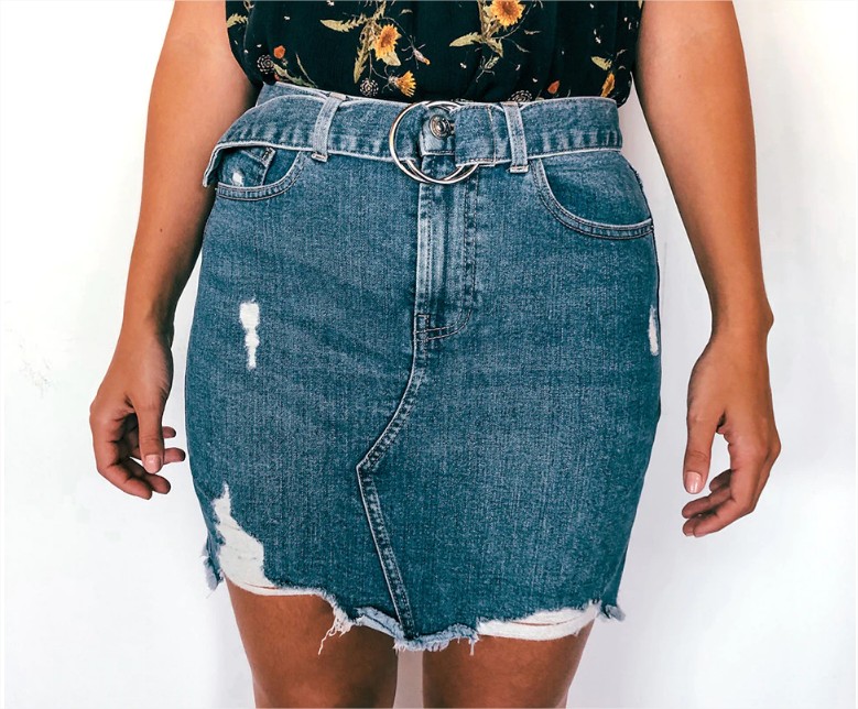 falda denim pieces