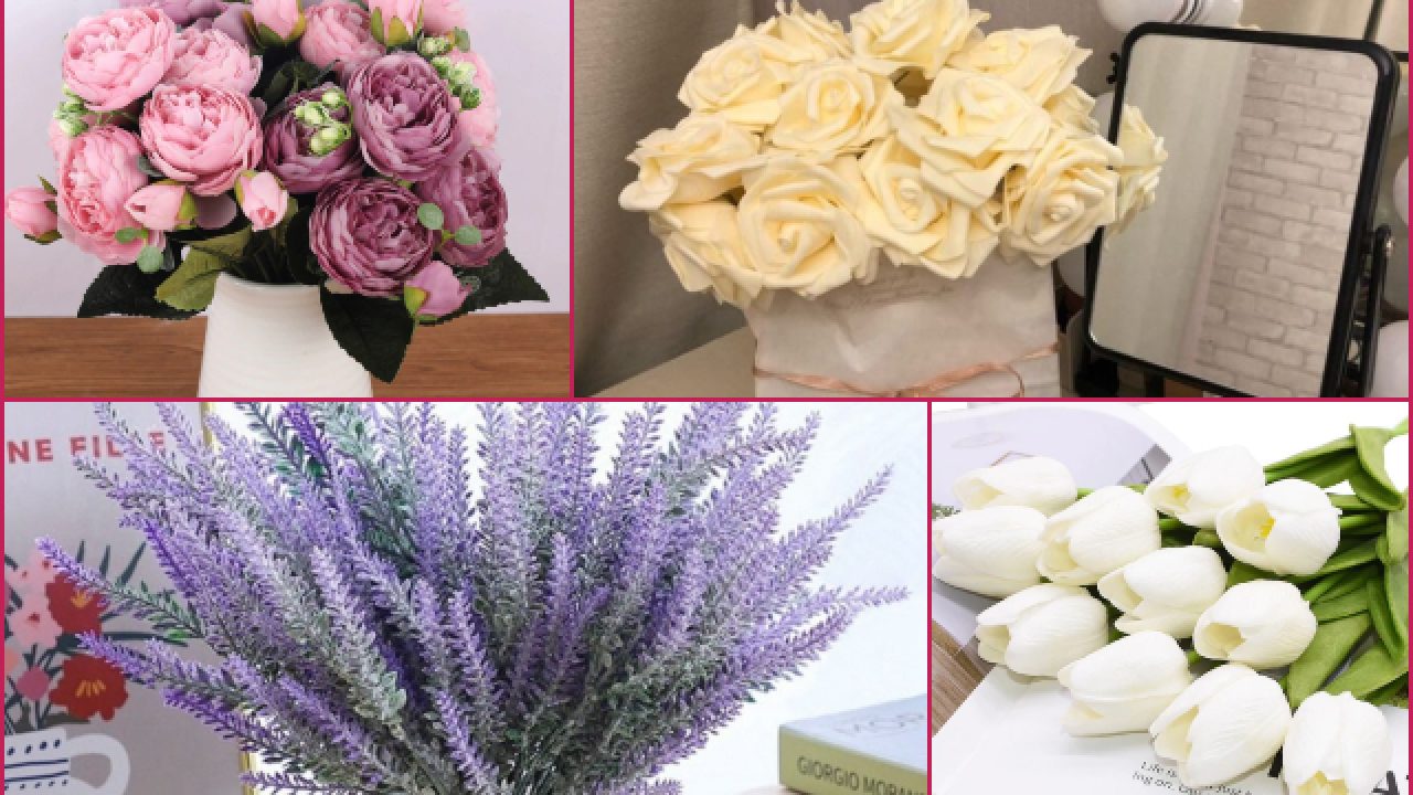 Aliexpress: flores artificiales muy conseguidas para decorar tu hogar