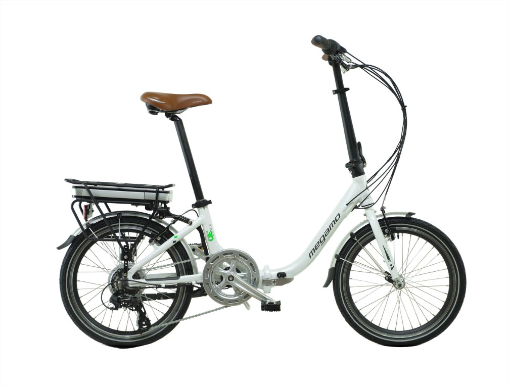 bicicleta electrica plegable chip megamo