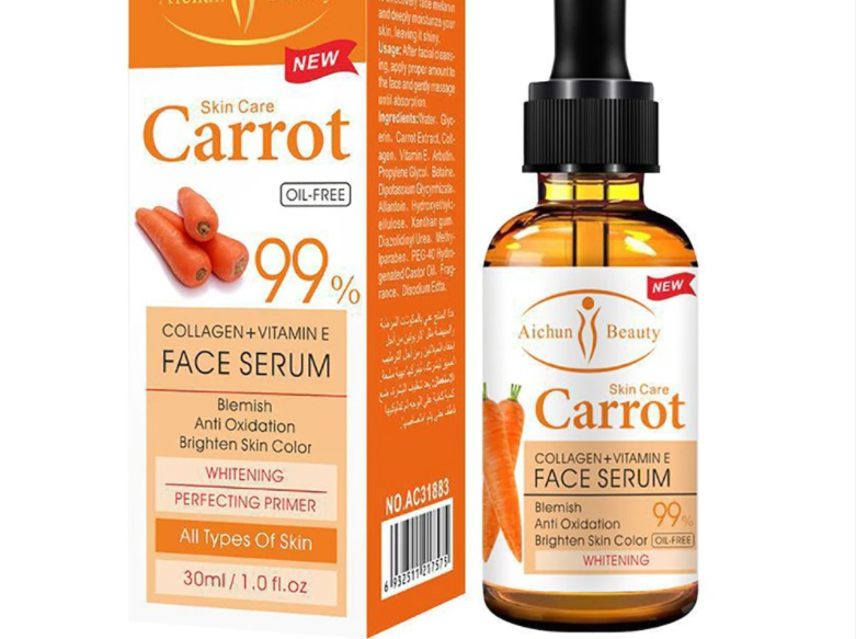 serum con esencia de zanahoria