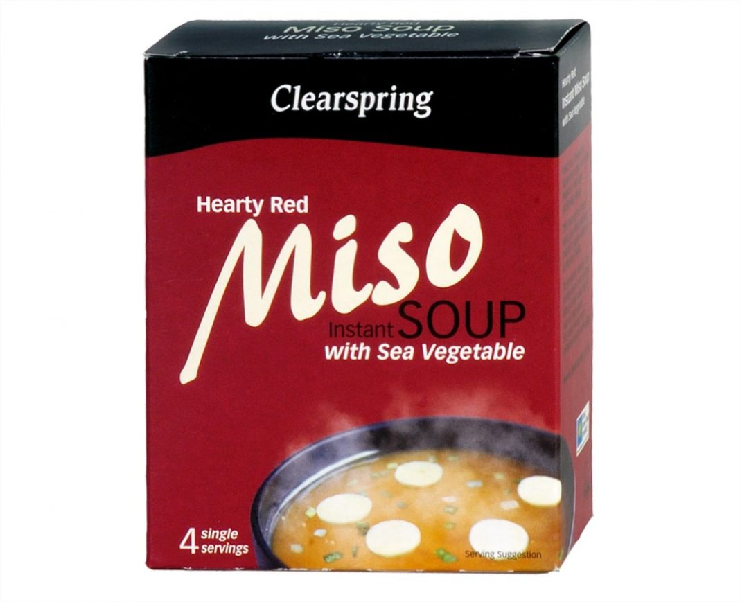 sopa miso rojo instantanea