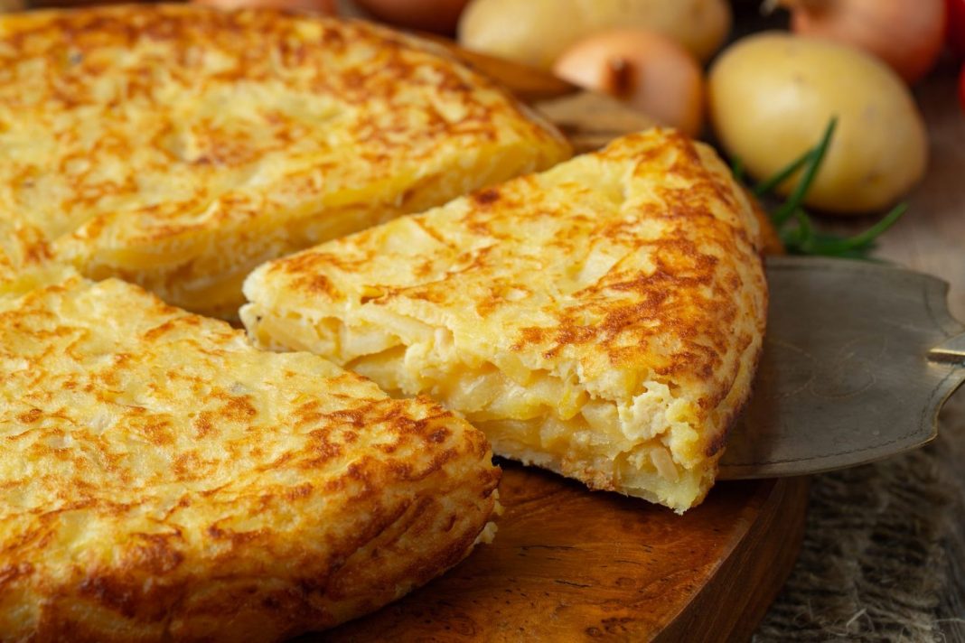 tortilla de patatas ultimo paso