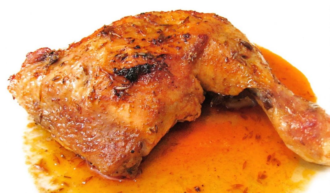 preparar pollo a la naranja