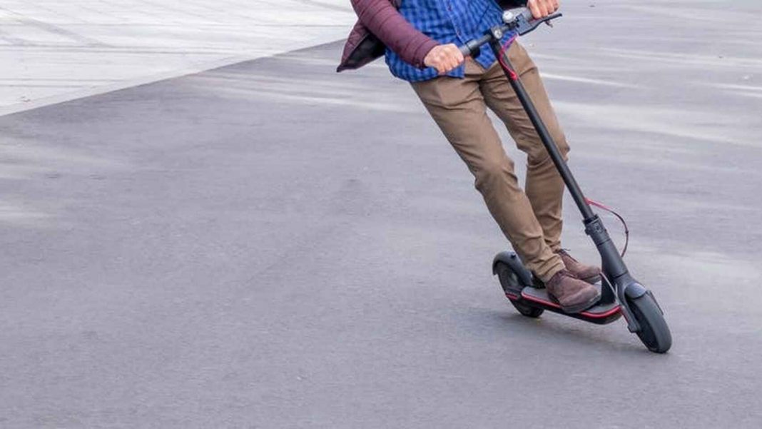 La velocidad de un patinete