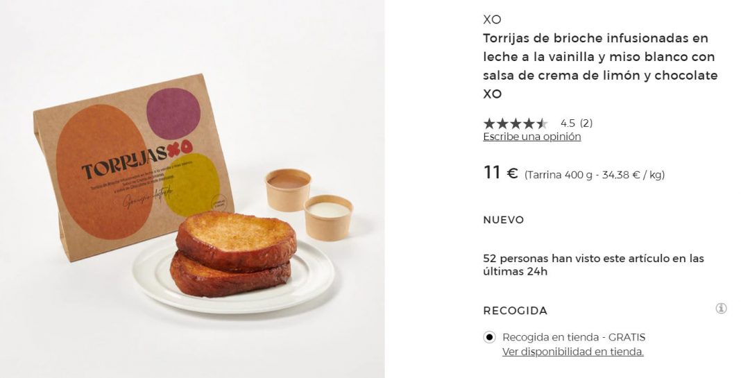 precio torrijas dabiz munoz