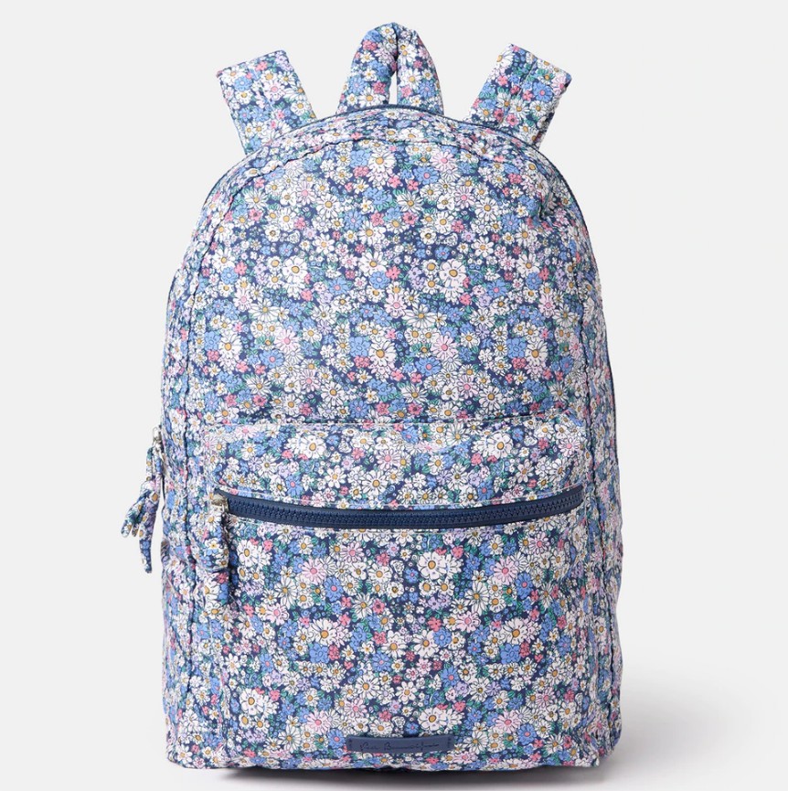 mochila plegable estampado flores el corte ingles