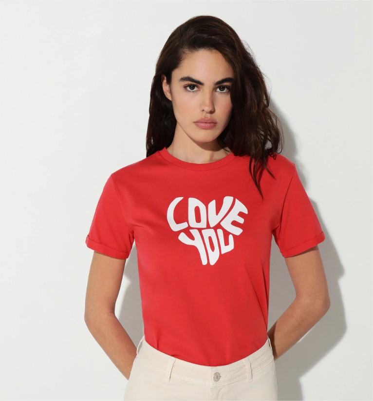 camiseta love you easy wear el corte ingles