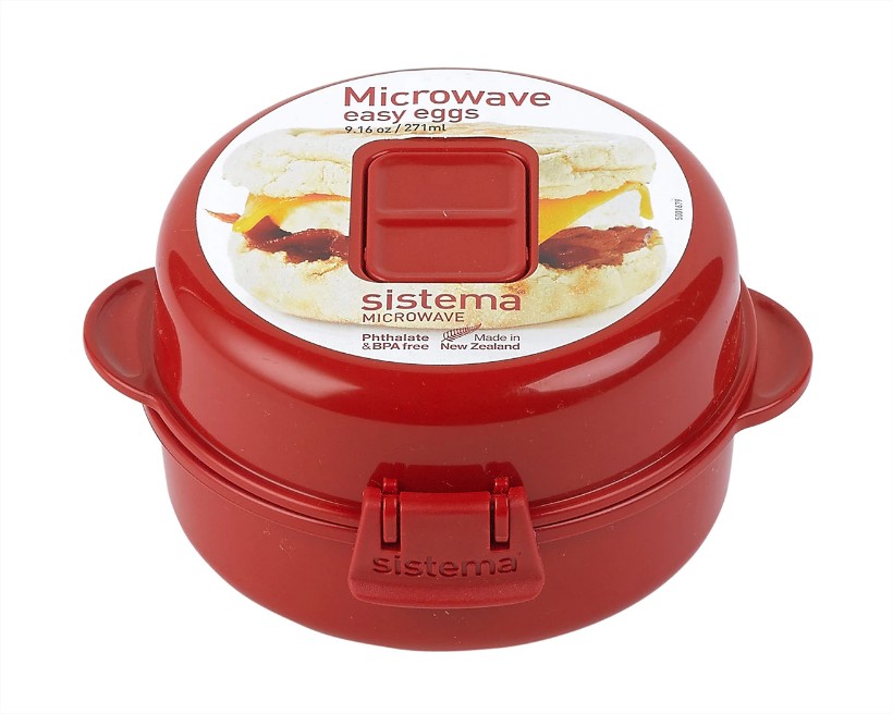 Recipiente para cocer huevos en microondas Microwave Sistema