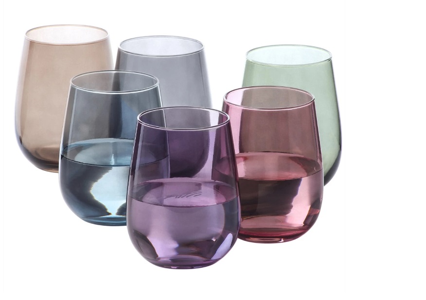 vasos transparentes