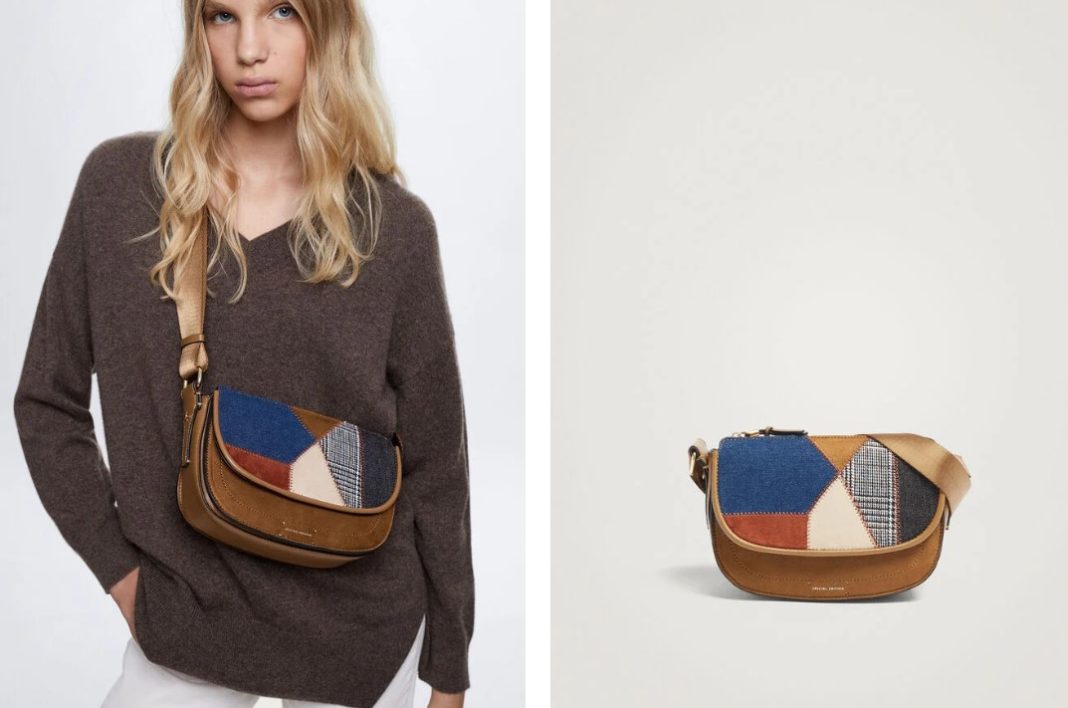 Bolso bandolera con diseño Patchwork