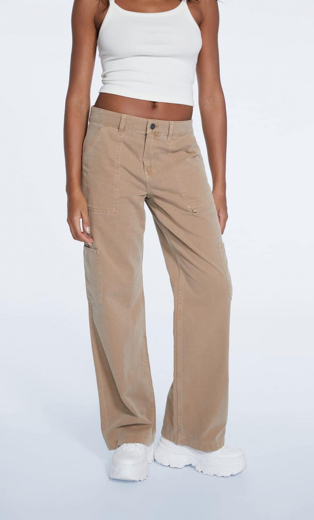 pantalon cargo stradivarius