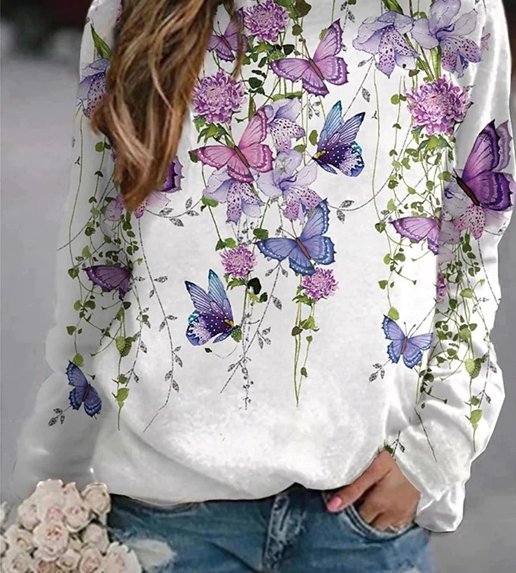 sudadera mariposas