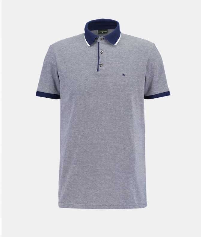 Polo de hombre pique bicolor el corte ingles