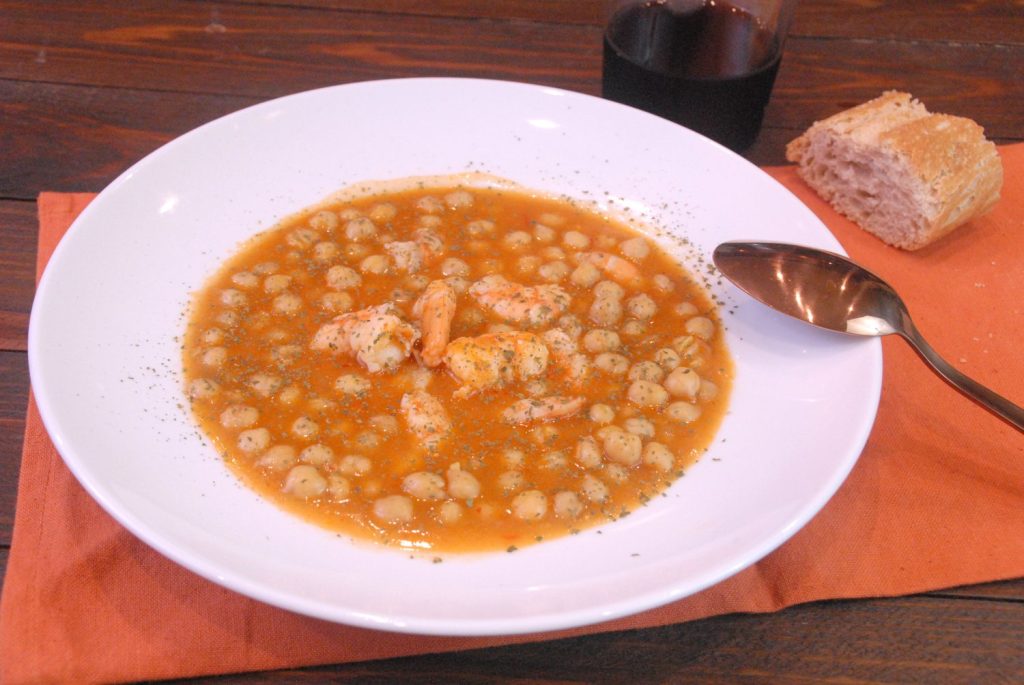 garbanzos gambas 1 Moncloa