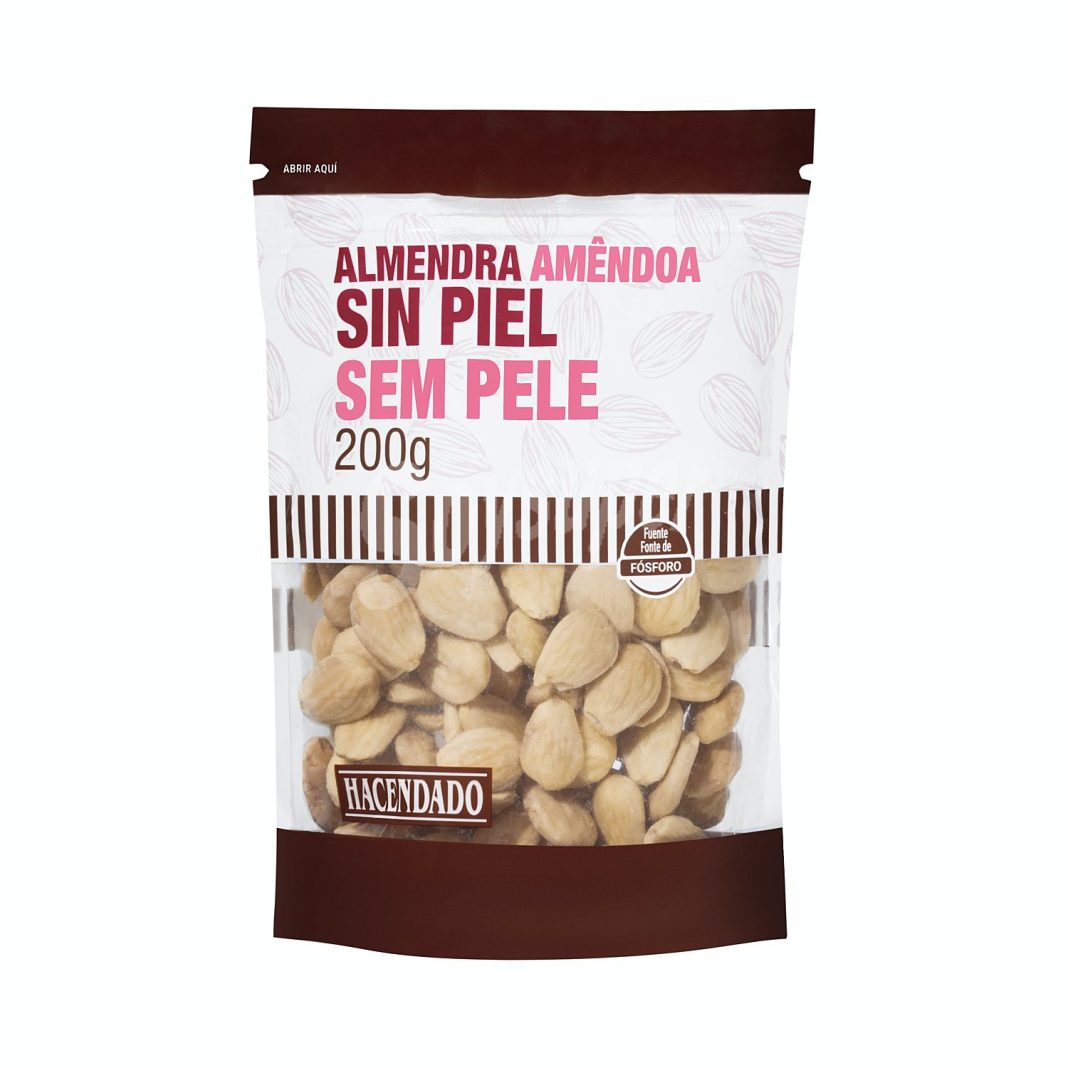 almendra sin piel