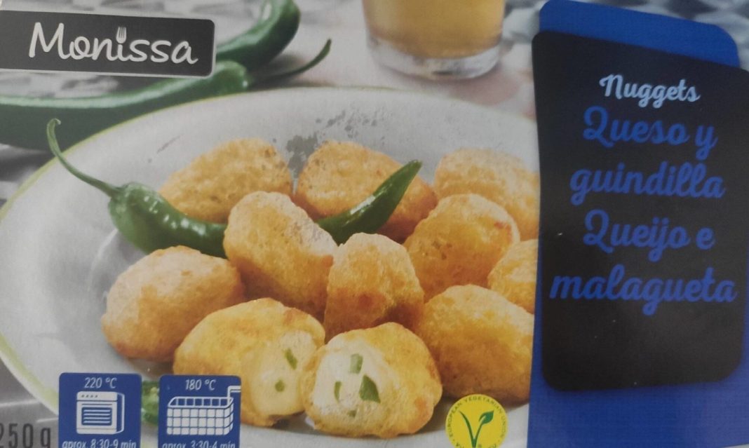 nuggets de queso y guindilla