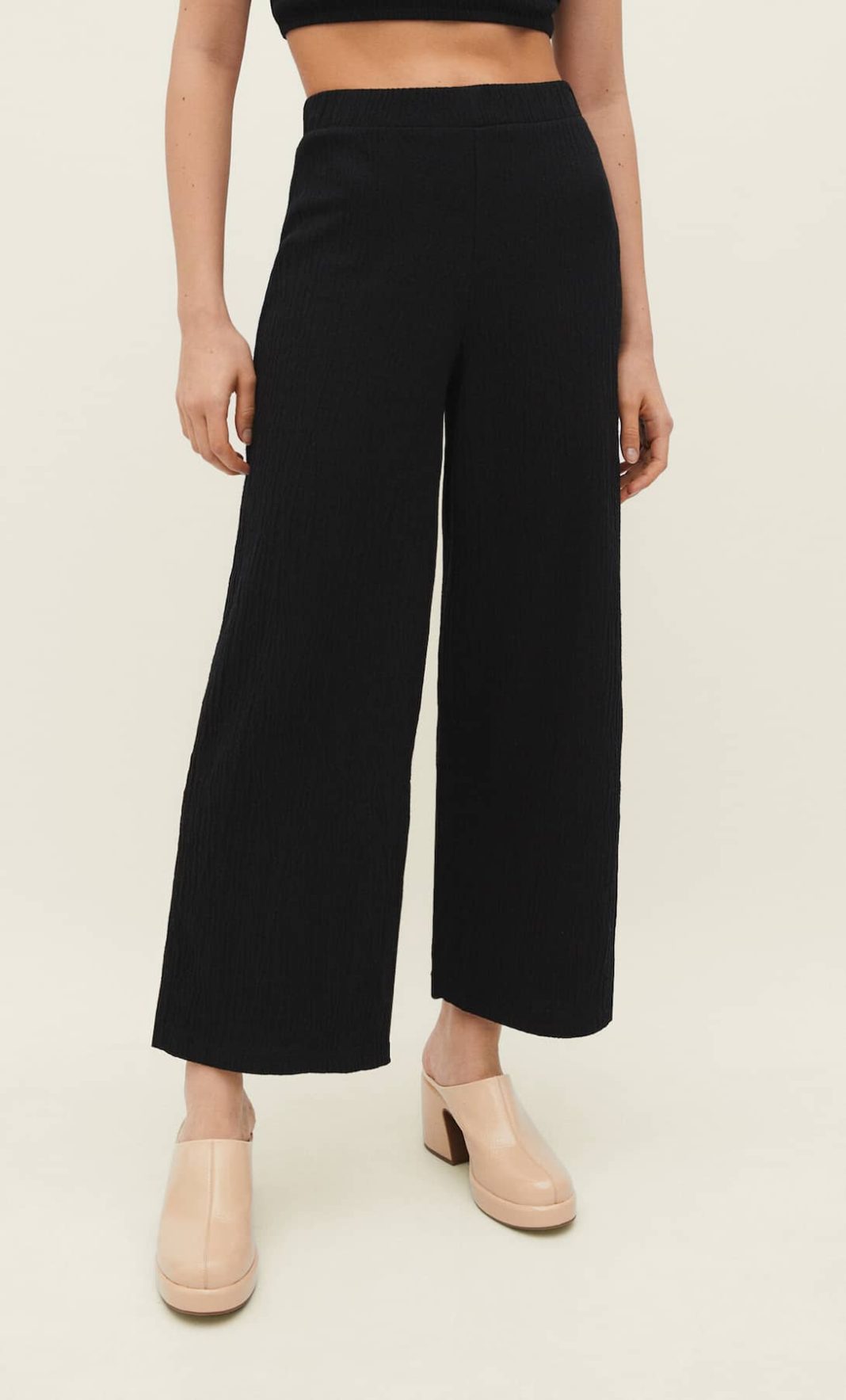 pantalon rustico negro