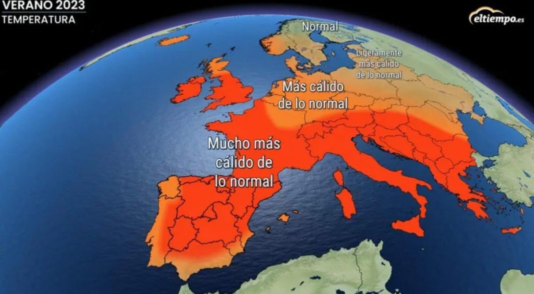 espana zona europa mas calor