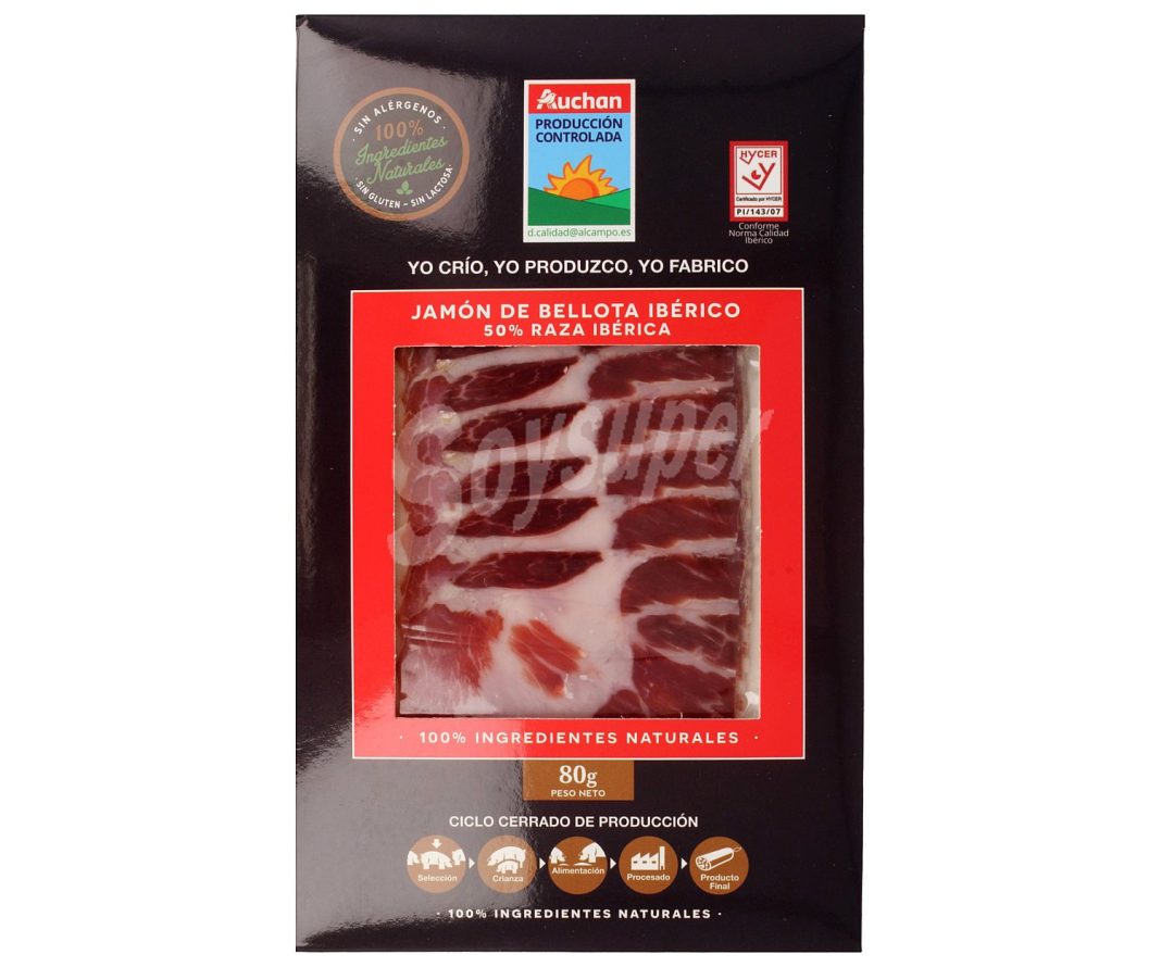 jamon auchan produccion controlada ocu