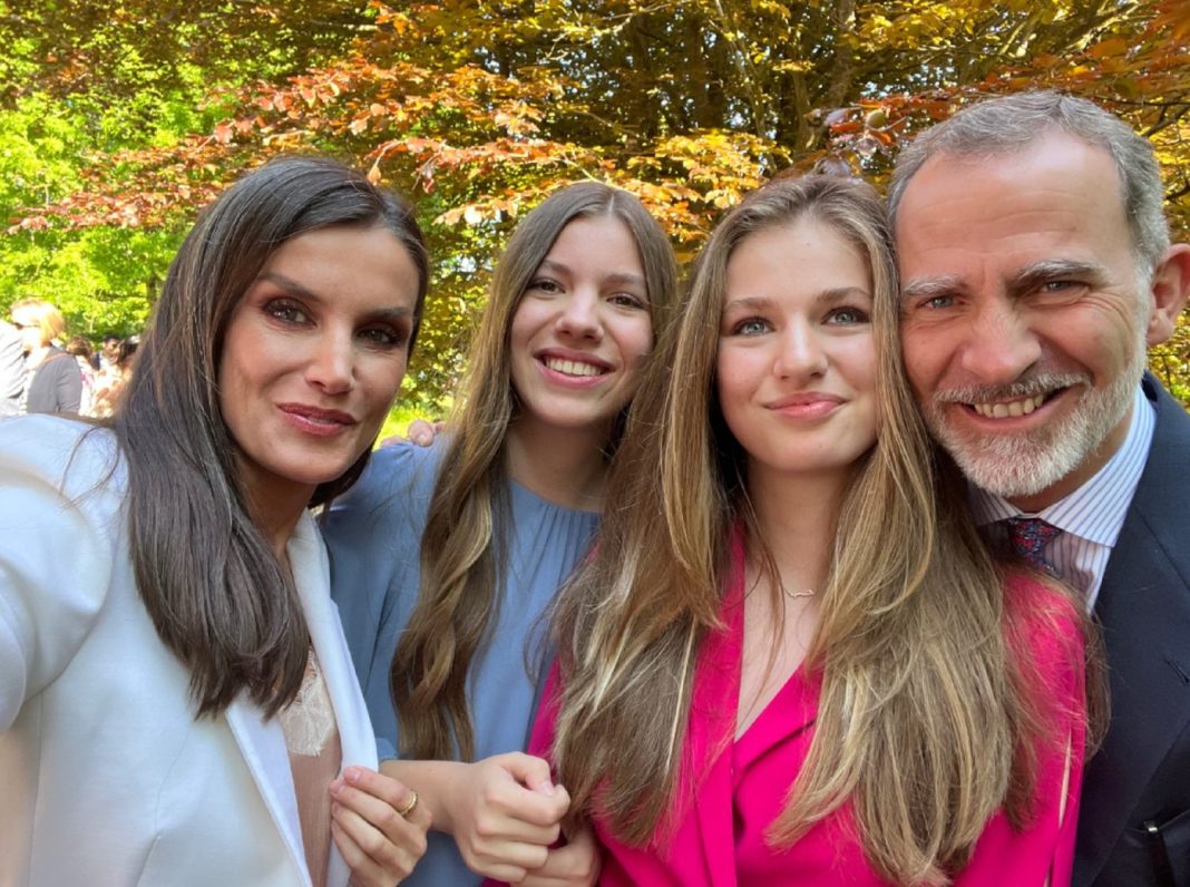 graduacion de leonor de borbon