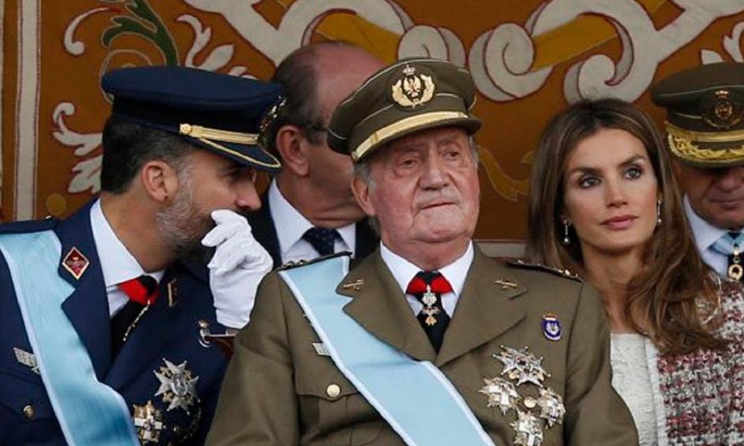 juan carlos I con los principes de asturias