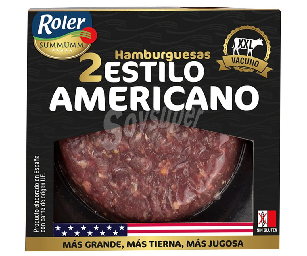 roler burguer estilo americano xxl