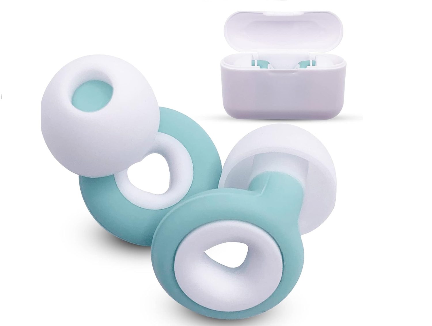 3 + 2 pares de tapones reutilizables de silicona súper suaves, cómodos  tapones para los oídos que pueden eliminar rápidamente el ruido, adecuado  para