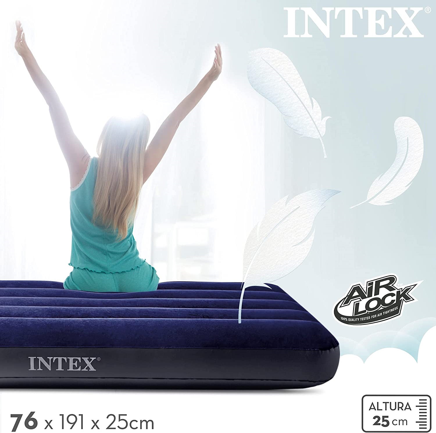 Por solo 14,95€:  te trae esta cama hinchable que te podrás llevar a  cualquier lugar