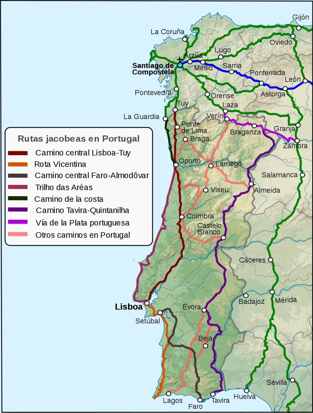 camino portugues costa