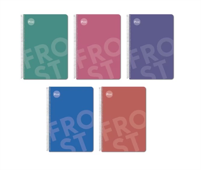 cuaderno espiral frost