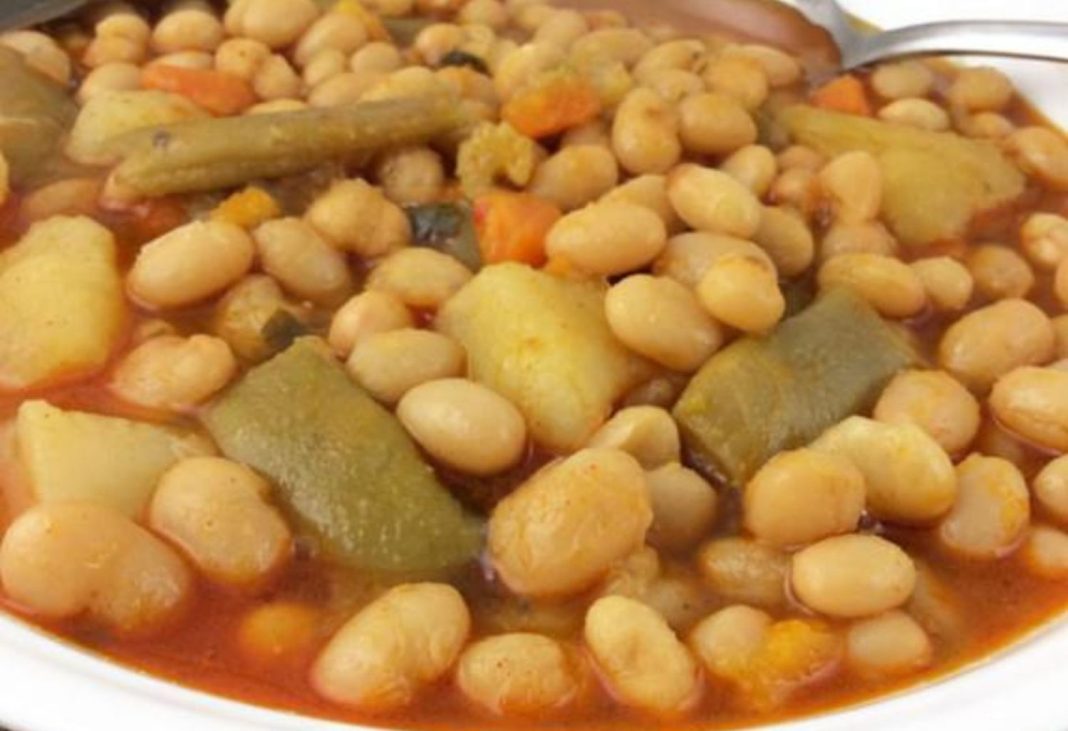 alubias con verduras