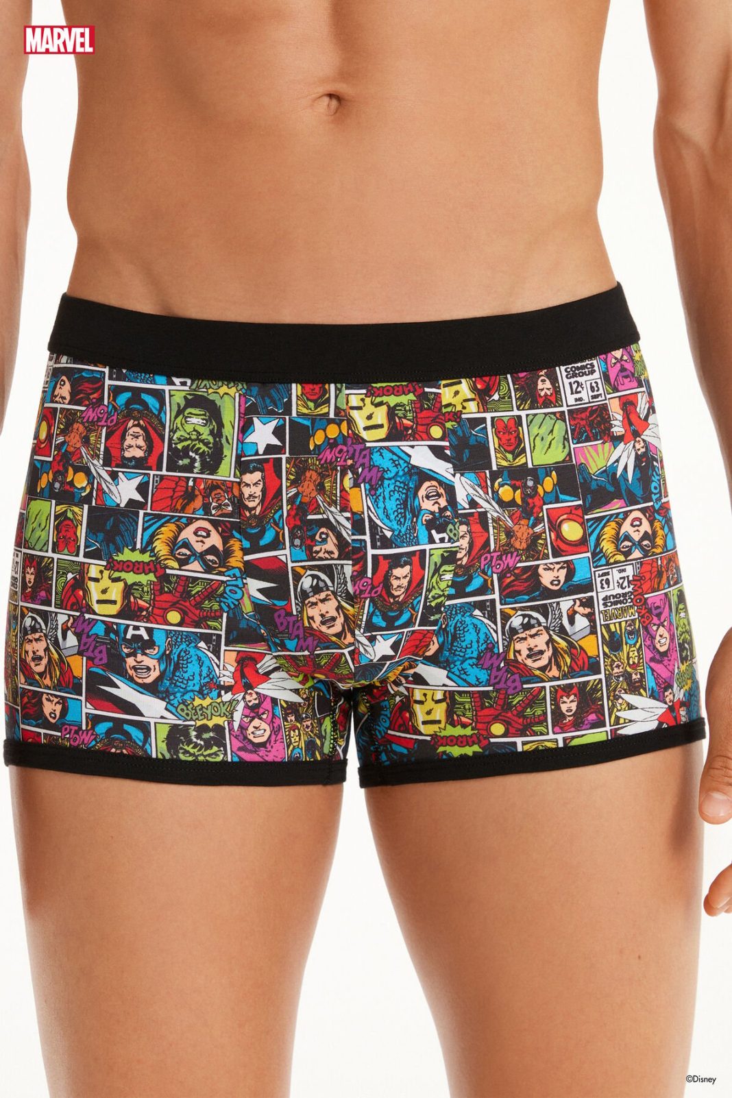 boxer estampado marvel