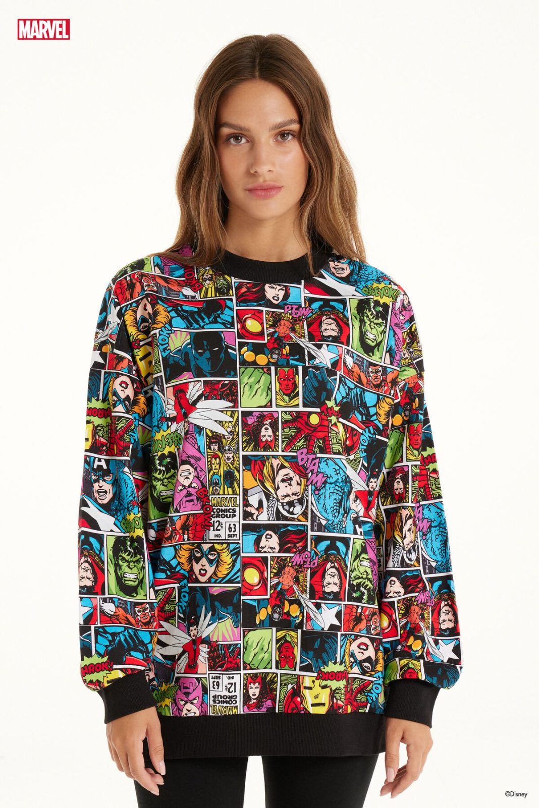 sudadera marvel integral