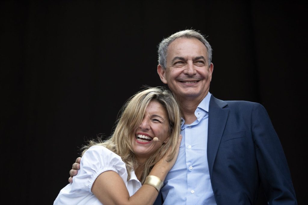 Zapatero siempre ha mostrado muy buena sintonía con Yolanda Díaz