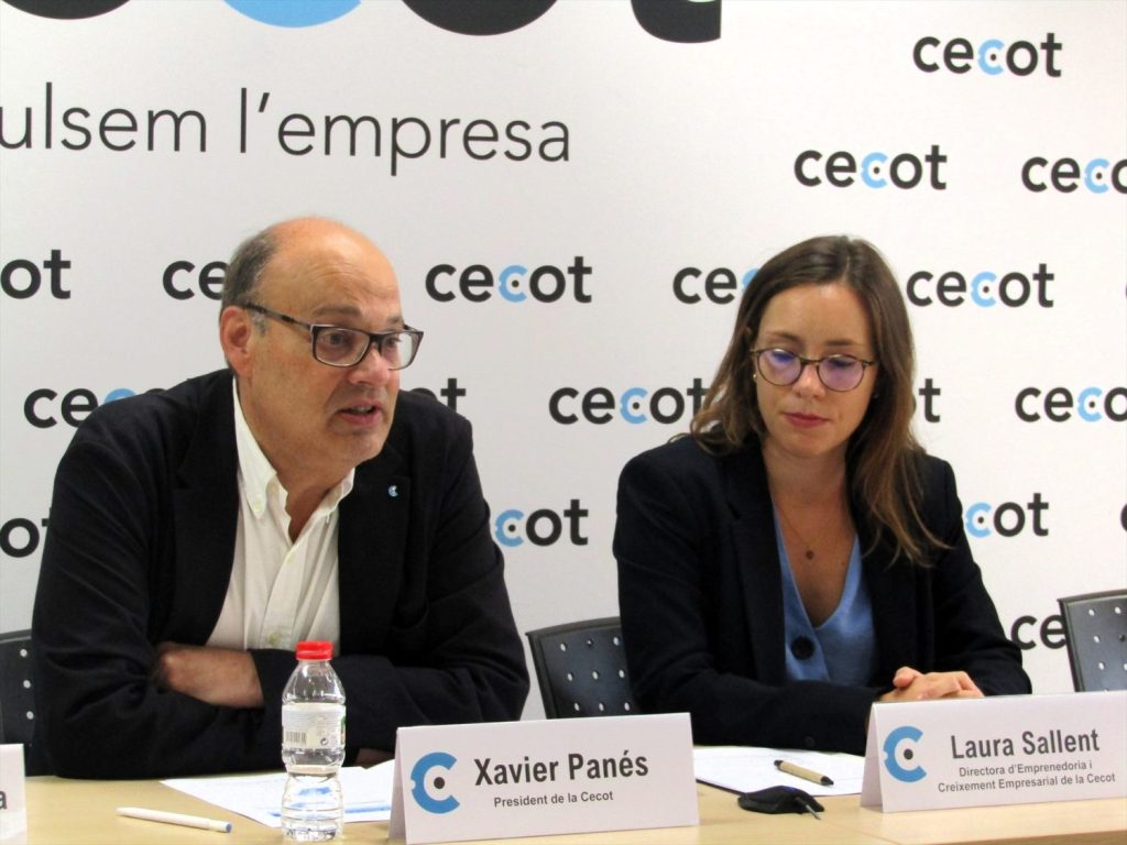 El presidente de Cecot, Xavier Panés pidió a Bolaños pasar página y a los independentistas abandonar la unilateralidad