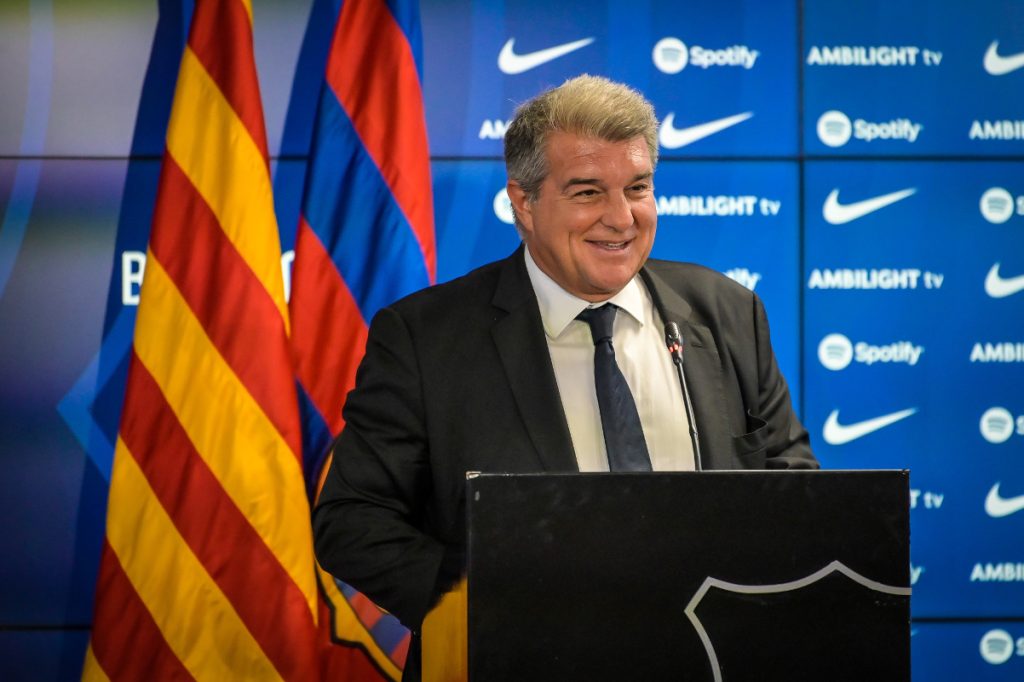 Joan Laporta, presidente del FC Barcelona, imputado en el caso Negreira