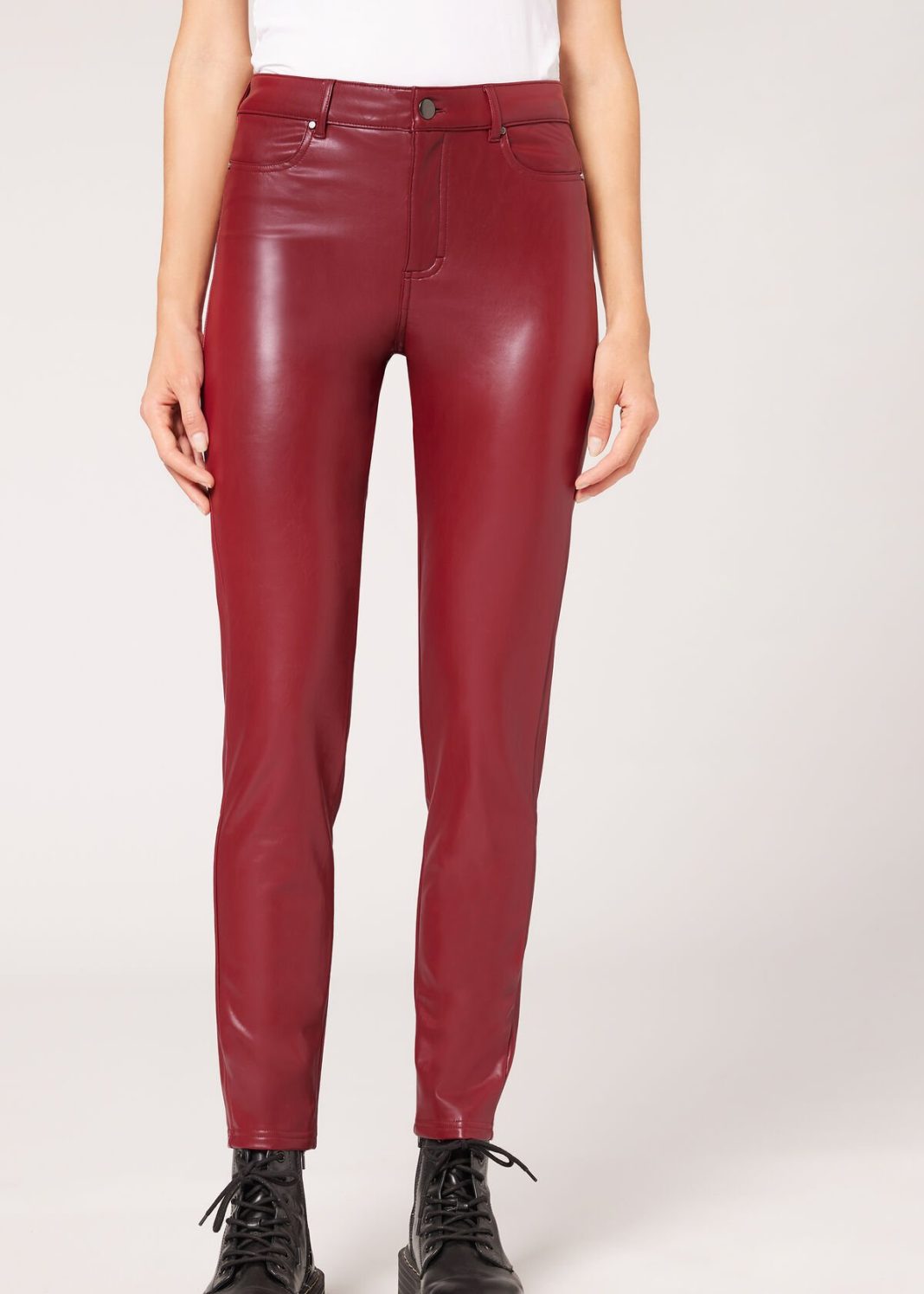 leggins termicos rojos calzedonia