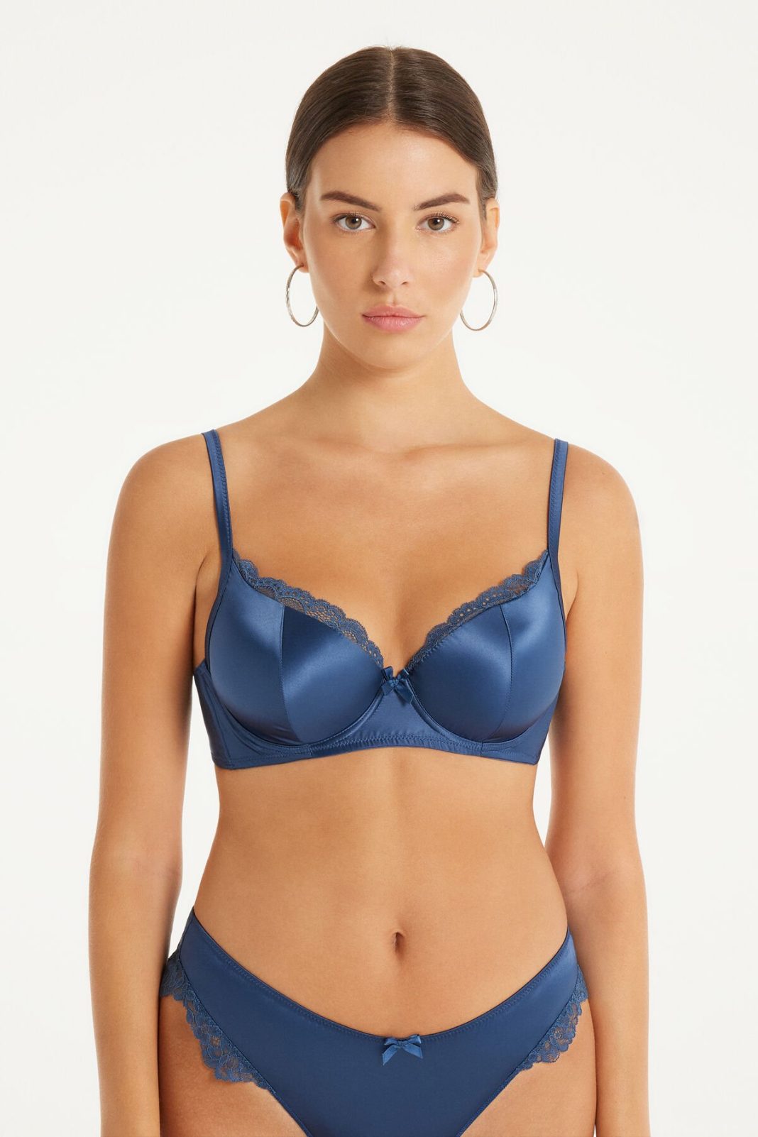 sujetador balconette azul tezenis