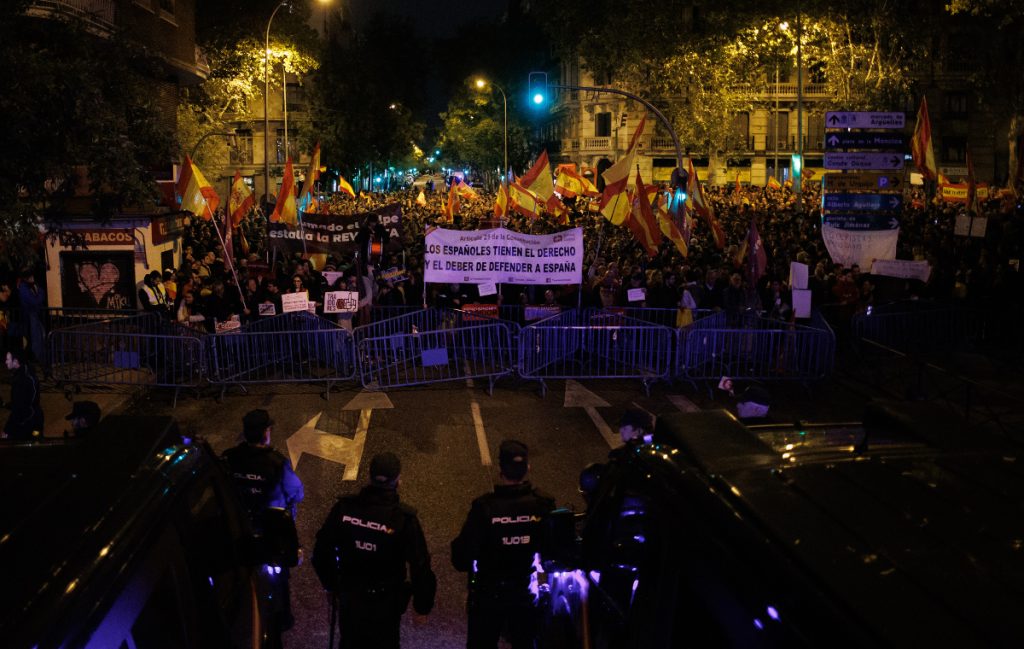 Las protestas en Ferraz, caldo de cultivo para los neonazis