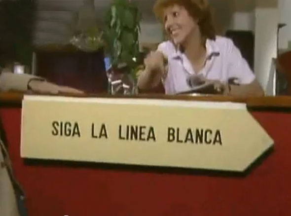 siga la linea blanca Moncloa