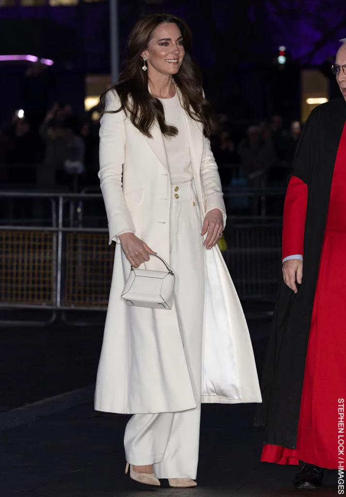 kate middleton total look blanco 2023