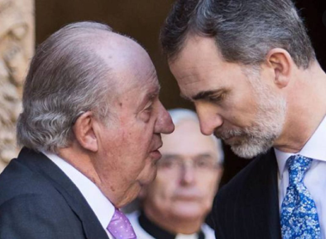 rey emerito y felipe VI