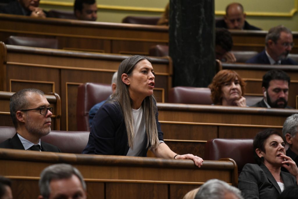 Míriam Nogueras, portavoz de Junts, da portazo a la amnistía del PSOE de Pedro Sánchez a Puigdemont