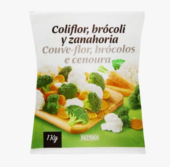 Coliflor brocoli y zanahorias Moncloa